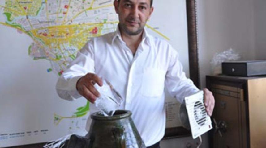 Soba ustası 'küp klima' yaptı