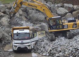 Dağları delip taşı çıkartıyor, yurt dışına ihraç ediyor