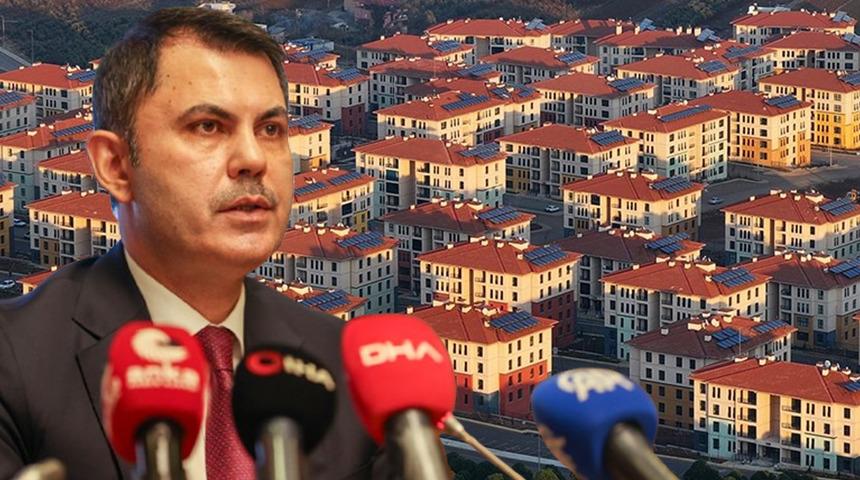 Bakan Kurum deprem konutları &ouml;demelerini a&ccedil;ıkladı! "2 yıl &ouml;demesiz, 18 yıl faizsiz ve sabit"