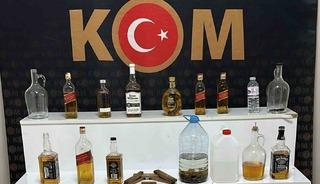 Kırşehir&rsquo;de ka&ccedil;ak alkol ele ge&ccedil;irdi