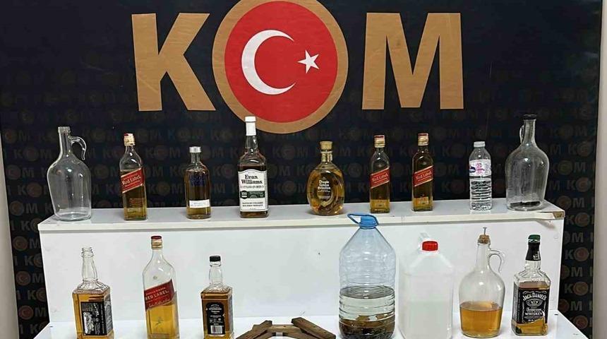 Kırşehir&rsquo;de ka&ccedil;ak alkol ele ge&ccedil;irdi