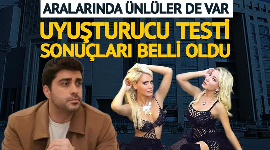 Aralarında &uuml;nl&uuml;ler de var! Uyuşturucu testleri pozitif &ccedil;ıktı