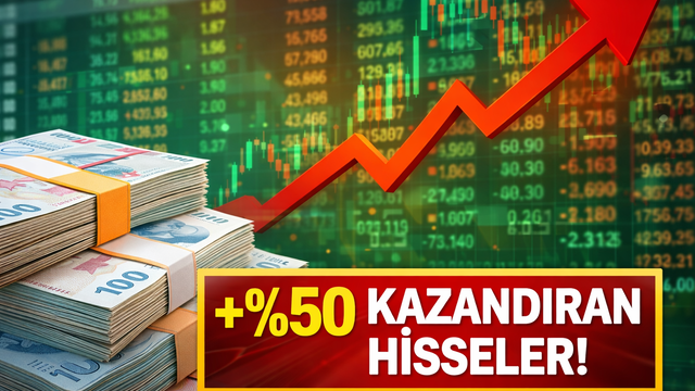 Beş g&uuml;nde 100 bin TL&rsquo;yi 150 bin TL yapan hisseler belli oldu! Y&uuml;zde 50&rsquo;ye yakın kazandıran hisseler
