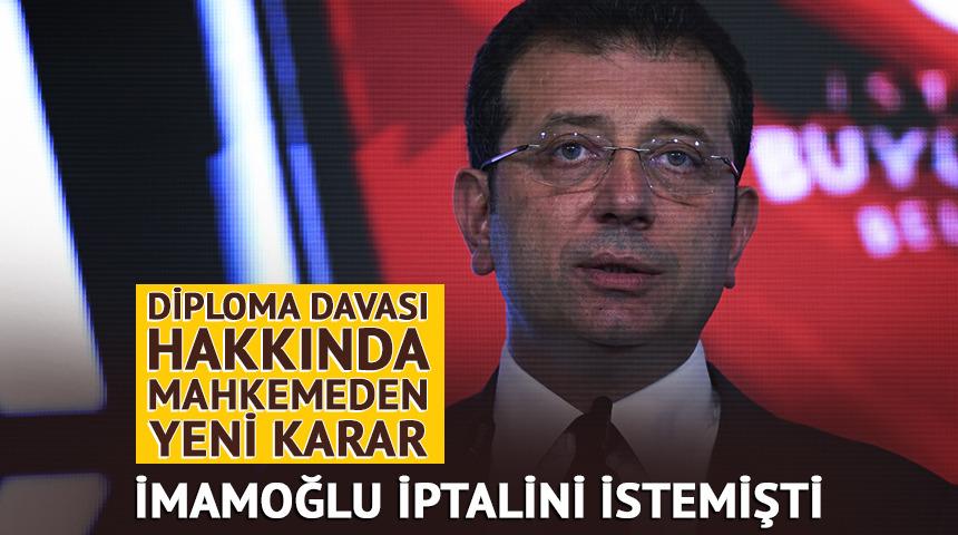 'Diploma' davası hakkında yeni gelişme