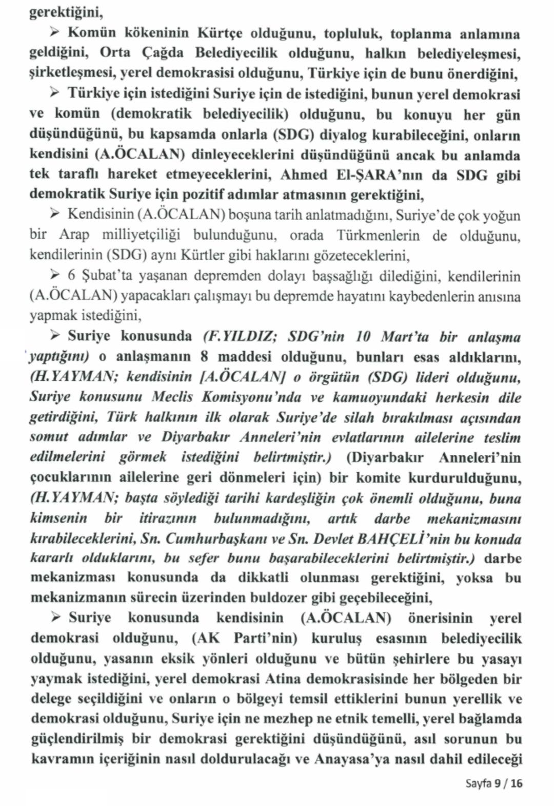 Ter&ouml;rist elebaşı &Ouml;calan a İmralı ziyaretinin tutanakları ortaya &ccedil;ıktı! TBMM 16 sayfalık metni paylaştı 9