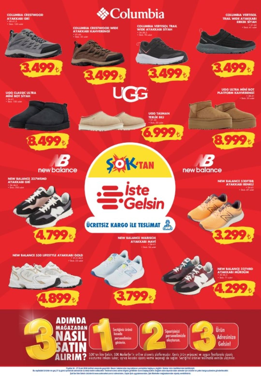 ŞOK a Columbia mont geliyor! 24 Ocak 2026 ŞOK aktüel katalog yayınlandı! 4