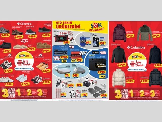 ŞOK'a Columbia mont geliyor! 24 Ocak 2026 ŞOK akt&uuml;el katalog yayınlandı!