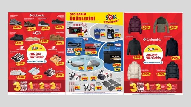 ŞOK'a Columbia mont geliyor! 24 Ocak 2026 ŞOK aktüel katalog yayınlandı!