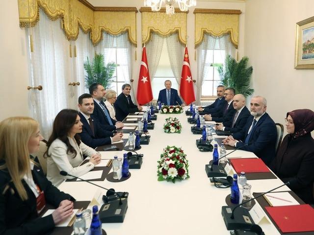 Cumhurbaşkanı Erdoğan, Balkan Barış Platformu'nu kabul etti