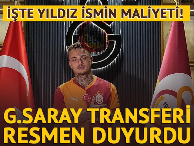 Galatasaray ilk transferini a&ccedil;ıkladı! Noa Lang resmen duyuruldu