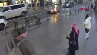 Yer: Tekirdağ! Seyir halindeki motosiklet alev aldı