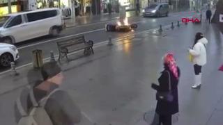 Yer: Tekirdağ! Seyir halindeki motosiklet alev aldı