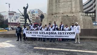 Ankara'da "IBAN mağdurları"ndan eylem