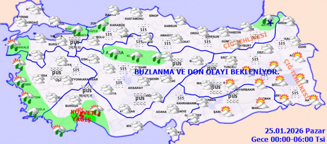 Havalar şaşırtacak! Kış ortasında sıcaklıklar artıyor (24 Ocak 2026 hava durumu tahmini) 4