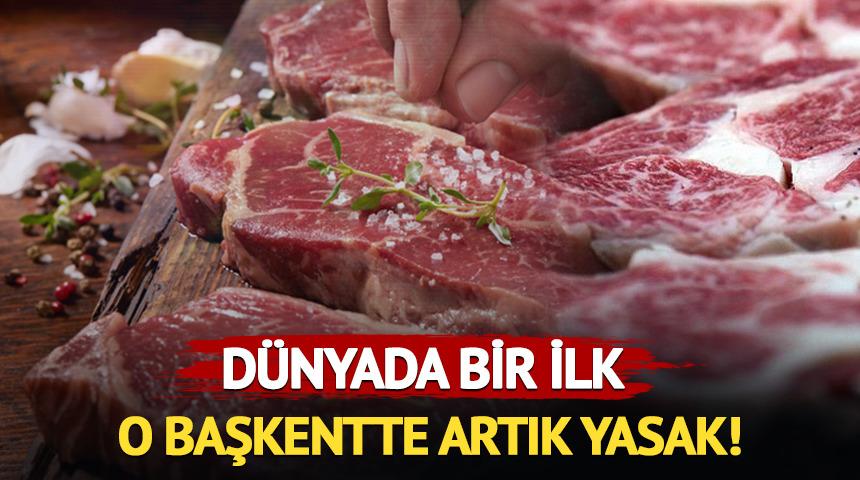 D&uuml;nyada ilk kez bir başkent et reklamlarını yasakladı!