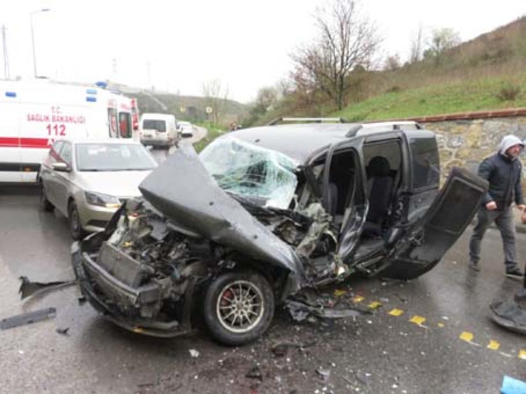 Sancaktepe'de yağmur kazası! Yaralılar var