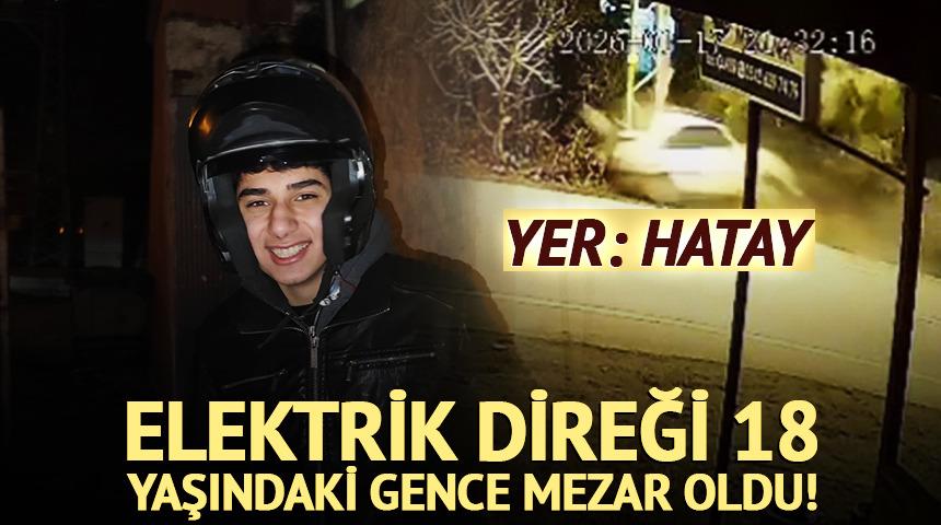 Elektrik direğine saplanan 18 yaşındaki gen&ccedil; &ouml;ld&uuml;!