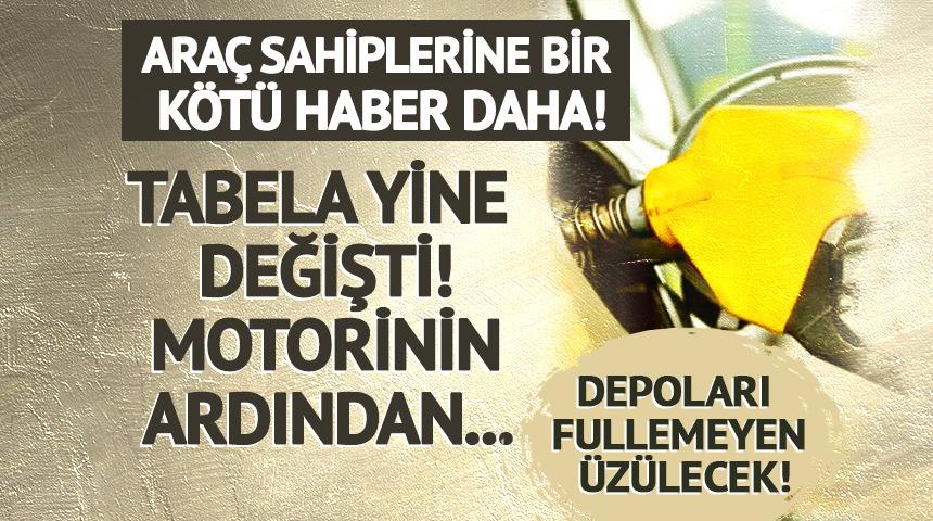 Akaryakıtta tabela yine değişiyor! Motorinin ardından benzine de zam geliyor