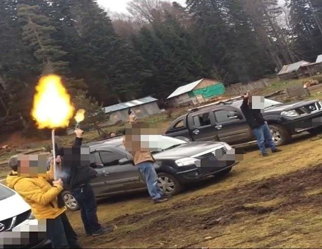 Havaya ateş edip sosyal medyada yayınlayan 8 kişi yakalandı 1