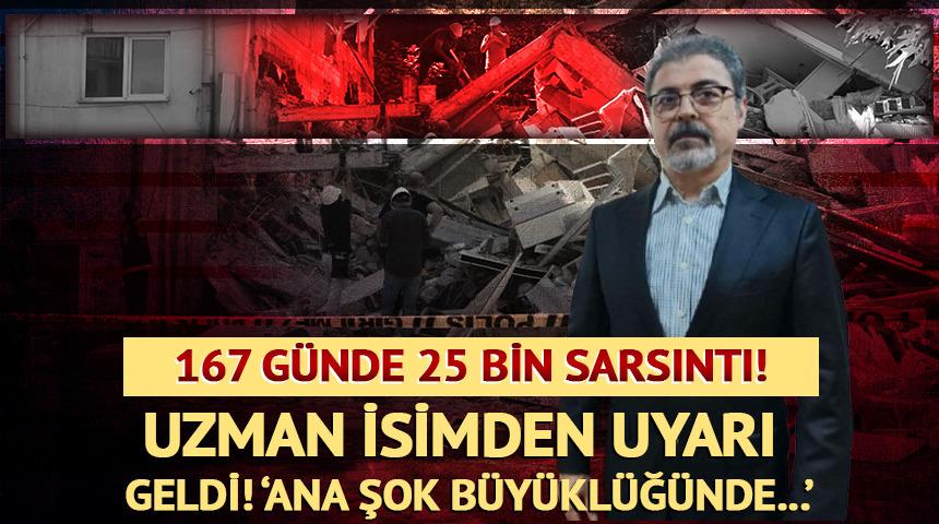 167 g&uuml;nde 25 bin sarsıntı! "Hasarlı binalara girmeyin"