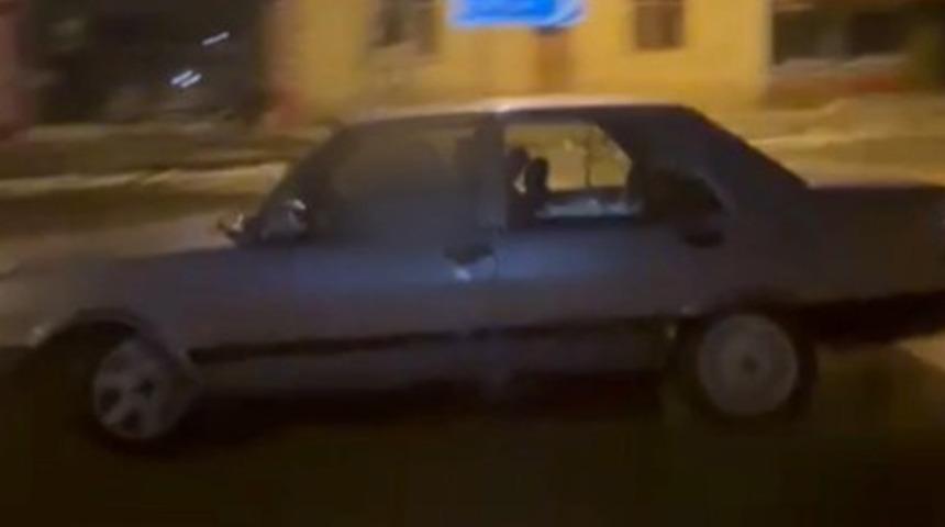 Mersin&rsquo;de drift yapan s&uuml;r&uuml;c&uuml;ye 58 bin 217 TL ceza