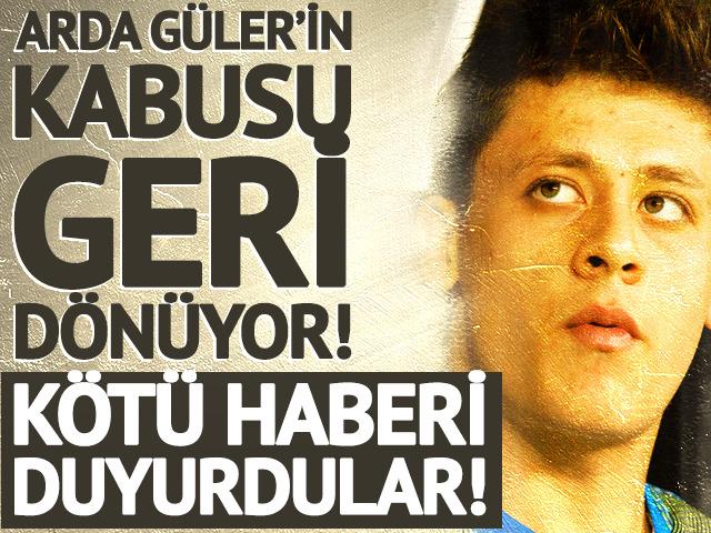 Arda G&uuml;ler'e "Kabus" gibi haber! "Yine mi yedek kul&uuml;besi?"