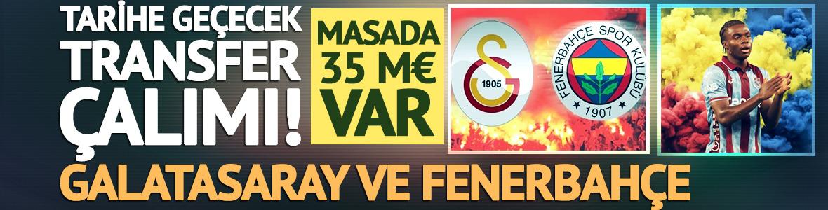 S&uuml;per Lig tarihinin en &ccedil;ılgın transferi bitiyor! Galatasaray teklifi 30 Milyon Euro'ya &ccedil;ıkardı, Trabzonspor ile fark eridi