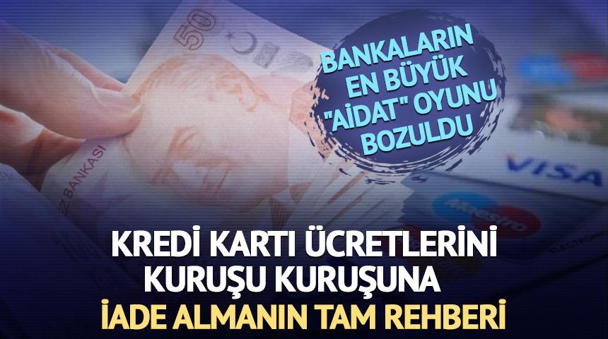 Bankaların en b&uuml;y&uuml;k "aidat" oyunu bozuldu