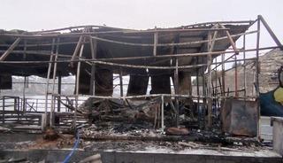 Duba restoranda ikinci yangın