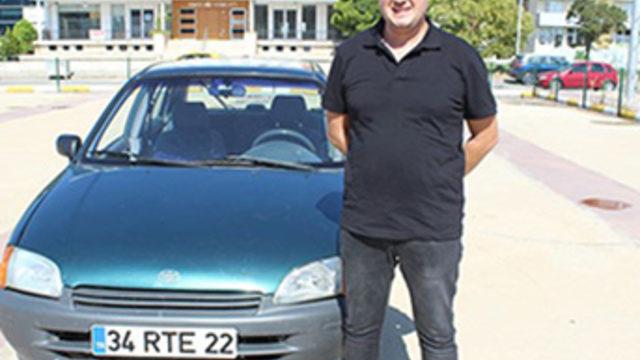 RTE plakalı aracını değerinin yaklaşık 23 katına satıyor