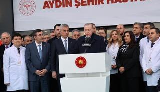 Erdoğan, Aydın Şehir Hastanesi'nin a&ccedil;ılışını yaptı