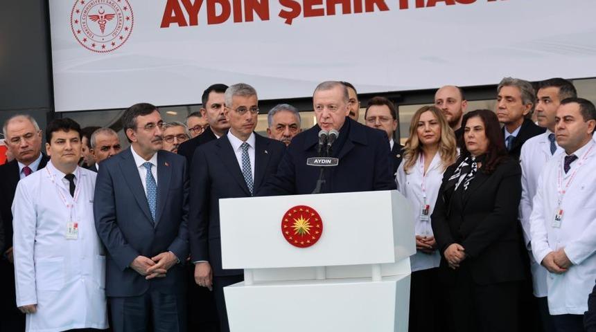 Cumhurbaşkanı Erdoğan: "Her a&ccedil;ıdan gurur verici bir şifa merkezini Aydın&rsquo;ımıza kazandırıyoruz"
