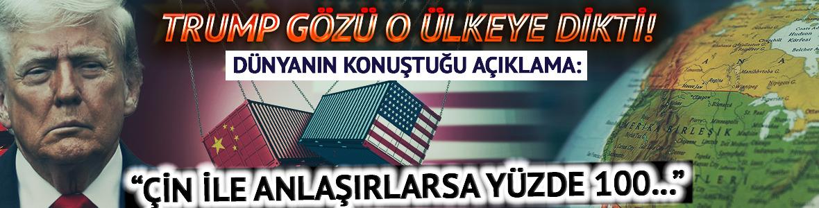 Trump'ın g&ouml;z&uuml; Kanada'ya dikti! D&uuml;nyanın konuştuğu a&ccedil;ıklama: "&Ccedil;in ile anlaşırlarsa y&uuml;zde 100..."