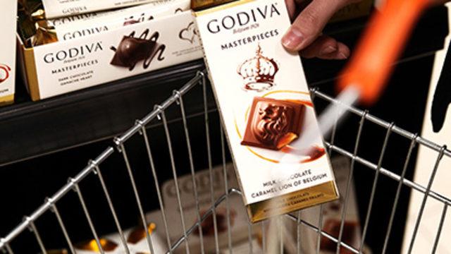 Godiva raflara girdi; premium çikolata markette % 70 büyüdü