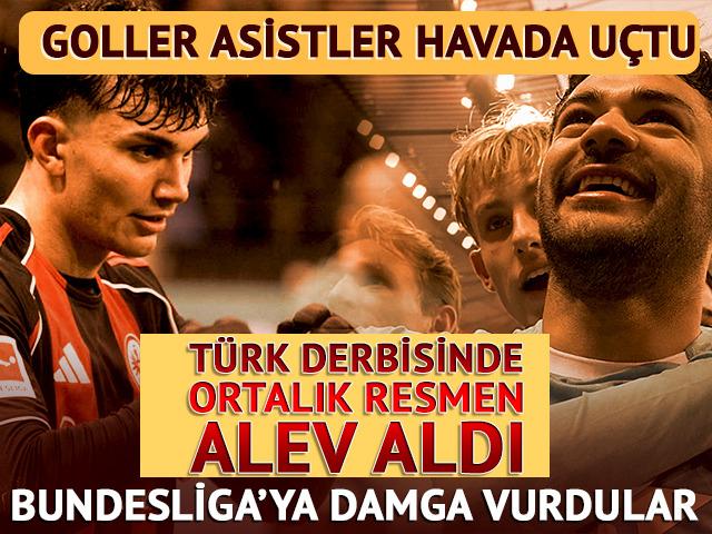 Almanya'da T&uuml;rk derbisinde Ozan Kabak şov! Şampiyonlar Ligi adına coştu