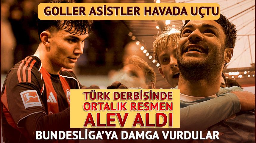 Almanya'da T&uuml;rk derbisinde Ozan Kabak şov! Şampiyonlar Ligi yolu...