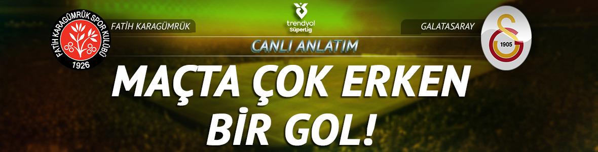 CANLI |Fatih Karag&uuml;mr&uuml;k - Galatasaray ma&ccedil; anlatımı! 