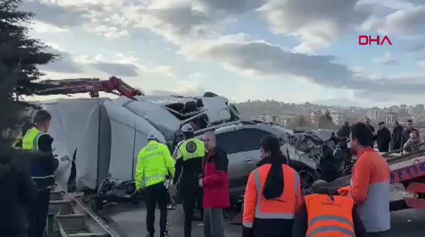 Samsun'da 4 aracın karıştığı kaza; 1 &ouml;l&uuml;, 3 yaralı