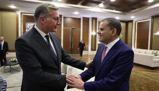 Libya Başbakanı Dibeybe, Mısır Petrol Bakanı Bedevi ile enerji alanında işbirliğini g&ouml;r&uuml;şt&uuml;