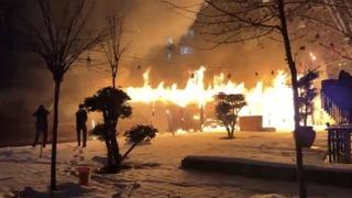 Diyarbakır’da kafede yangın paniği: Korkulan olmadı