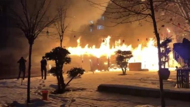 Diyarbakır’da kafede yangın paniği: Korkulan olmadı