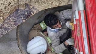 Antakya’da kuyuya düşen vatandaş yaralandı