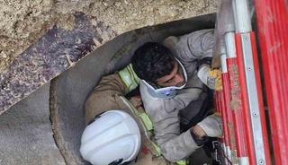 Antakya&rsquo;da kuyuya d&uuml;şen vatandaş yaralandı