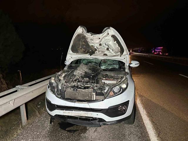 Uşak&rsquo;ta cipin &ccedil;arptığı yaya hayatını kaybetti 4