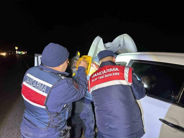 Uşak&rsquo;ta cipin &ccedil;arptığı yaya hayatını kaybetti 1