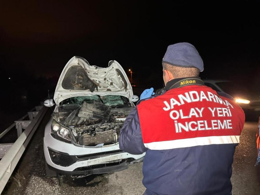 Uşak&rsquo;ta cipin &ccedil;arptığı yaya hayatını kaybetti 2