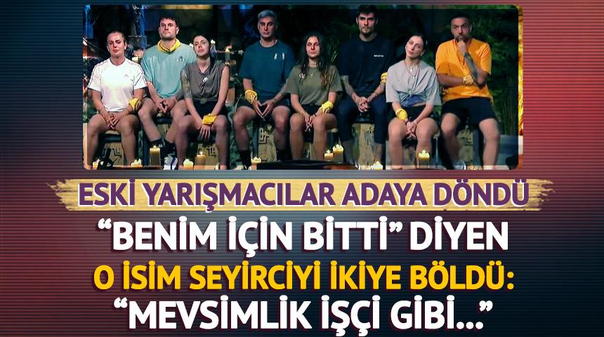 Survivor&rsquo;da o yarışmacının d&ouml;n&uuml;ş&uuml; seyirciyi ikiye b&ouml;ld&uuml;