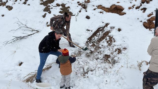 Kemaliye’de yaban hayvanları için yemleme faaliyeti gerçekleştirildi
