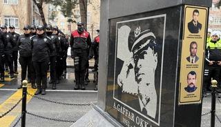 Emniyet M&uuml;d&uuml;r&uuml; Ali Gaffar Okkan şehit edildiği yerde anıldı