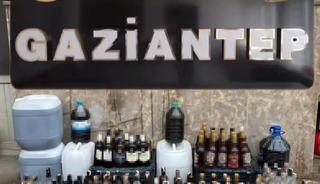 Gaziantep&rsquo;te ka&ccedil;ak alkol operasyonu: 2 g&ouml;zaltı